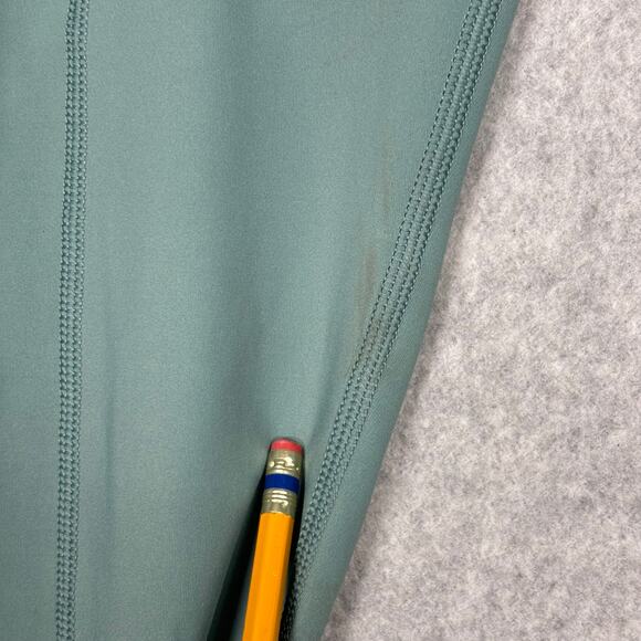 CRZ Yoga Leggings Womens Small Green Sports Capris Pockets Active Lounge READ - Picture 11 of 14